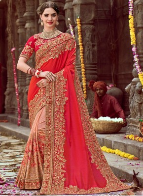Adorable Embroidered Traditional Saree