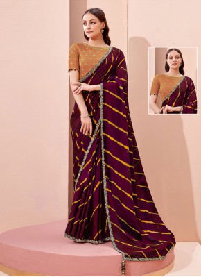 Appealing Stone Brown Traditional Saree
