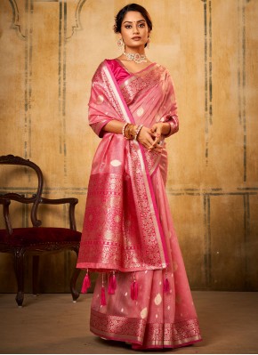 Aspiring Banarasi Silk Festival Contemporary Style Saree