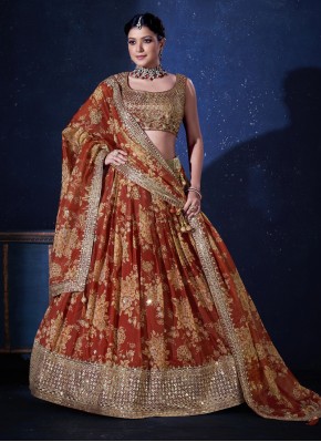 Attractive Chinon Designer Readymade Lehngha Choli for Party