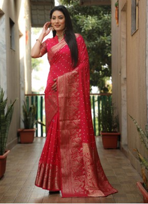 Attractive Rani Saree
