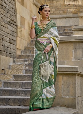 Attractive Silk Fancy Designer Saree