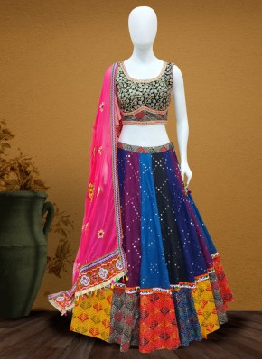 Beautiful Cotton Garba Wear Chaniya Choli for Festival