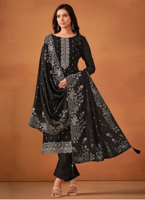 Black Georgette Festival Salwar Suit