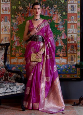 Blooming Contemporary Saree For Wedding