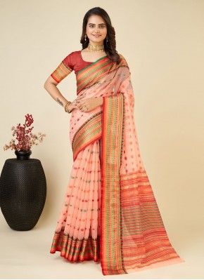Blooming Weaving Festival Contemporary Saree