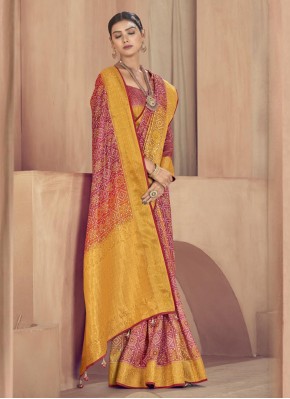 Brilliant Fancy Raw Silk Multi Colour Traditional Designer Saree