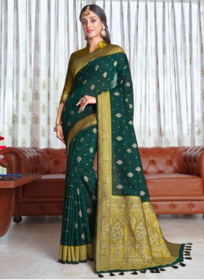 Brilliant Silk Trendy Saree