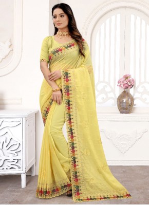 Captivating Embroidered Saree