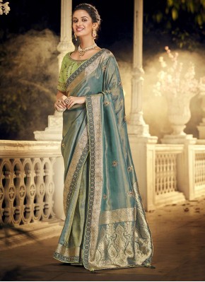 Classical Embroidered Classic Saree