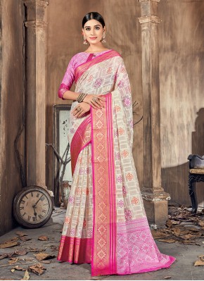 Competent Cotton Silk Woven Traditional Saree