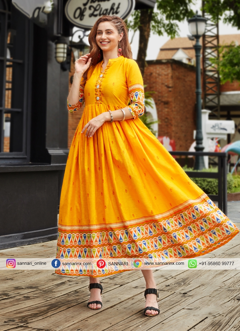 Fit Yourself in Perfect Yellow outfit for Basant Panchami - Jaipur Kurti
