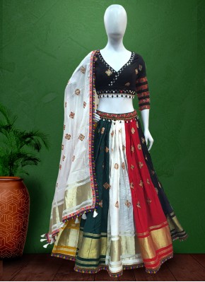 Cotton Silk Garba Wear Chaniya Choli for Navratri