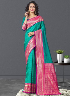 Cute Silk Designer Traditional Saree