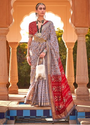 Delightsome Multi Colour Printed Trendy Saree