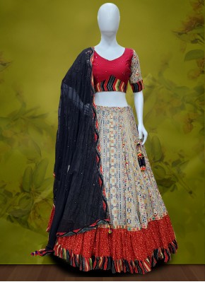 Deserving Cotton Traditional Print in Garba Wear C