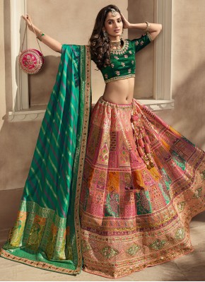 Deserving Weaving Banarasi Silk Trendy Lehenga Choli