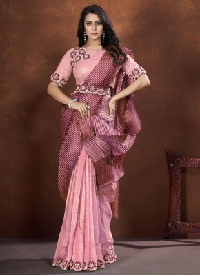 Desirable Contemporary Style Saree For Engagement
