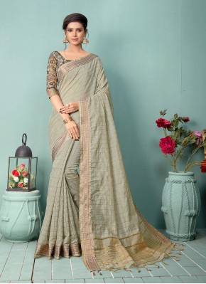 Elite Cotton Silk Woven Traditional Saree