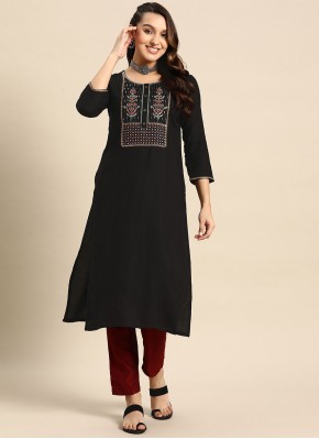 Enticing Embroidered Party Wear Kurti