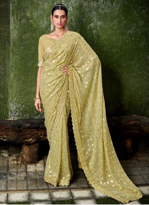 Exotic Jacquard Silk Sangeet Classic Saree