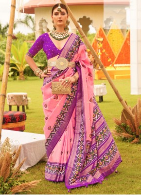 Exquisite Patola Silk  Ceremonial Designer Saree
