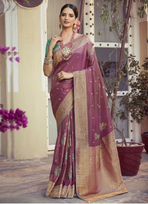 Exuberant Art Silk Weaving Contemporary Saree