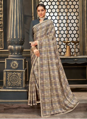Eye-Catchy Fancy Fabric Trendy Saree