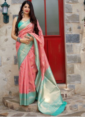Eye-Catchy Woven Festival Traditional Saree