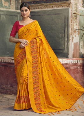 Festal Embroidered Party Trendy Saree