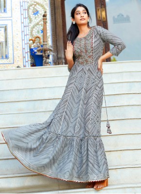 Fetching Rayon Festival Designer Gown