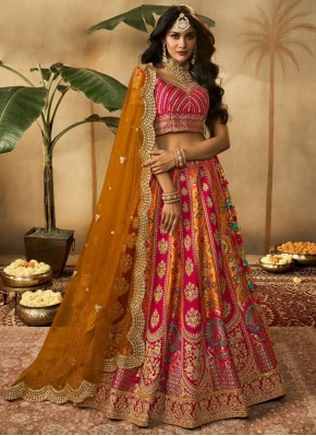 Flawless Banarasi Silk Wedding Designer Lehenga Choli