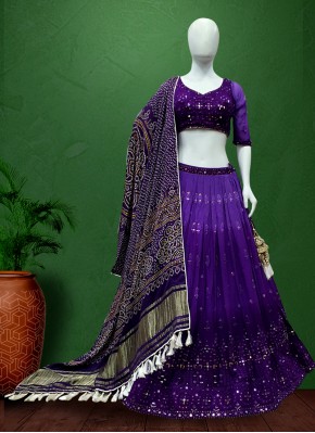 Gajji Silk Designer Readymade Lehngha Choli for Navratri