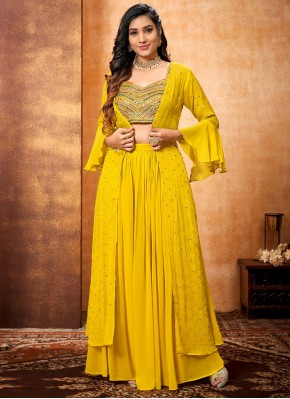 Jacket Style Suit in Yellow Colour