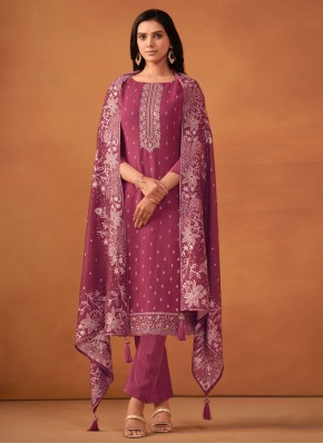 Georgette Pink Designer Salwar Kameez