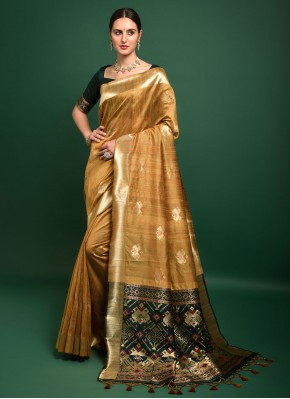 Gold Weaving Patola Silk  Classic Saree