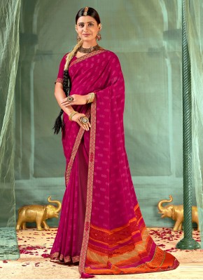 Gratifying Traditional Designer Saree For Party