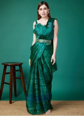 Green Fancy Classic Saree
