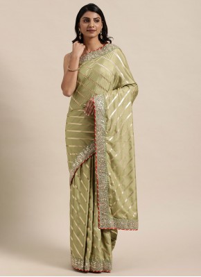 Green Silk Fancy Classic Saree