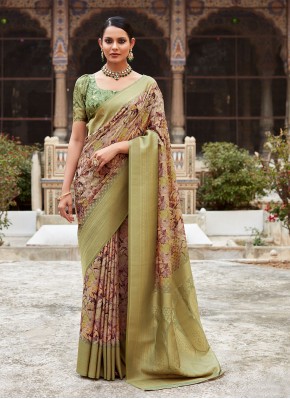 Impeccable Crepe Silk Multi Colour Classic Saree