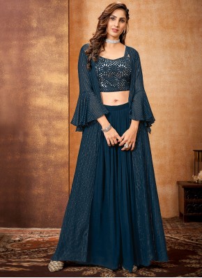 Indo Western Style Suit in Chiffon