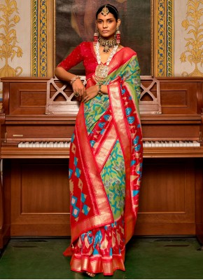 Intriguing Patola Silk  Sangeet Trendy Saree