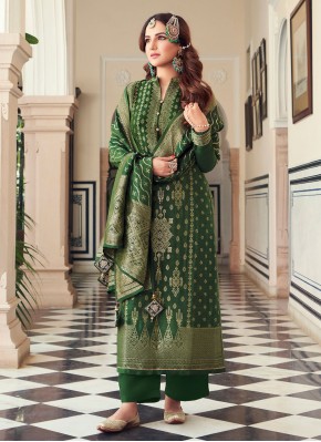 Jasmin Bhasin Groovy Green Designer Pakistani Salwar Suit