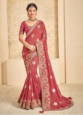Jazzy Embroidered Engagement Trendy Saree
