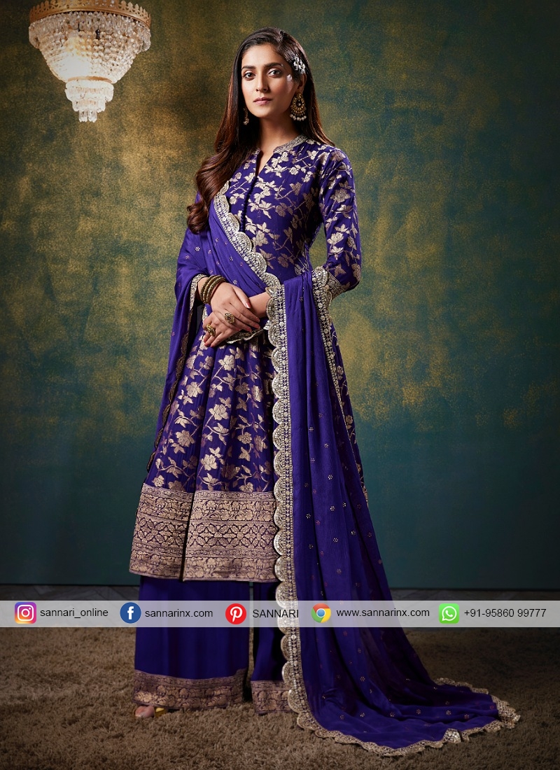 Buy online Pakistani Banarasi Silk Suit from ethnic wear for Women by  Moulana Cloth House for ₹1560 at 14% off | 2024 Limeroad.com