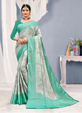 Magnetic Fancy Fabric Printed Saree
