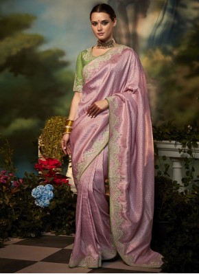 Magnificent Fancy Fabric Purple Fancy Trendy Saree