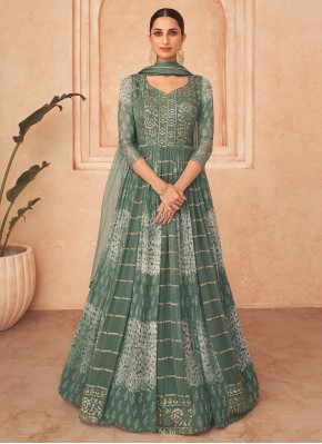 Majesty Embroidered Designer Gown