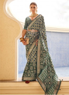 Majesty Green Designer Saree