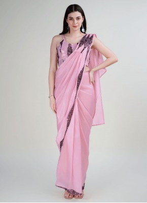 Modernistic Satin Silk Ceremonial Trendy Saree